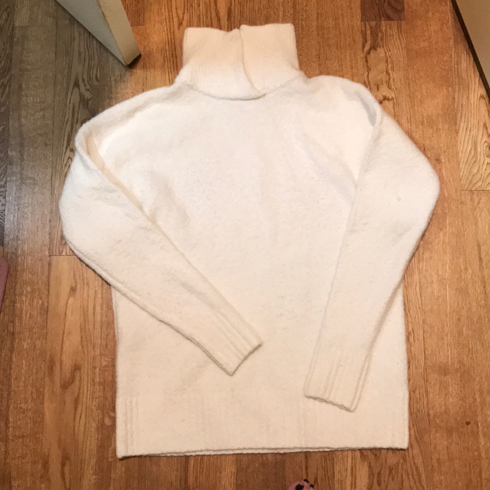 French Connection Wool Blend Split Turtleneck - image 2